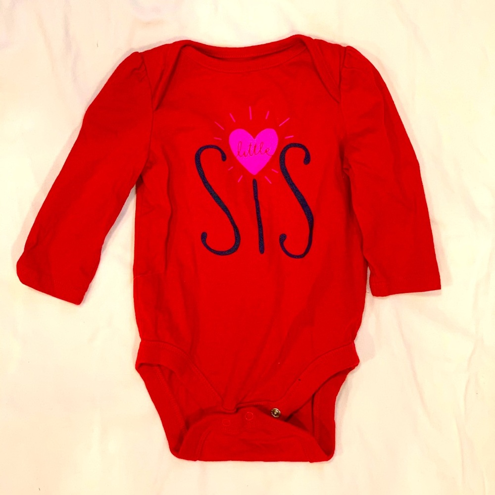 Little Sis Long-sleeve Onesie